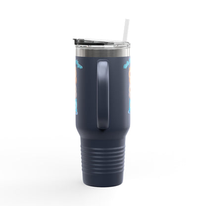 Cute Owl Insulated Travel Mug - 40oz, Perfect for Coffee Lovers