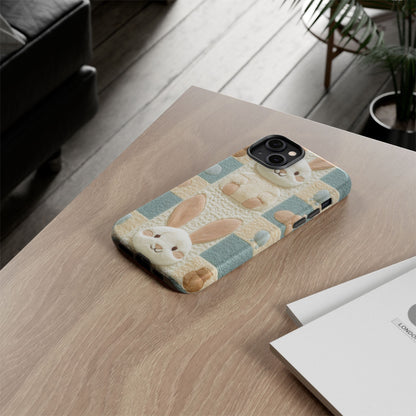 Adorable Rabbits Phone Case – Cute & Durable Protection - iPhone, Samsung, and Google case