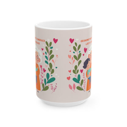 Loving Grandparents Ceramic Mug – Heartwarming Gift for Family - Grandma Gift - Birthday Gift