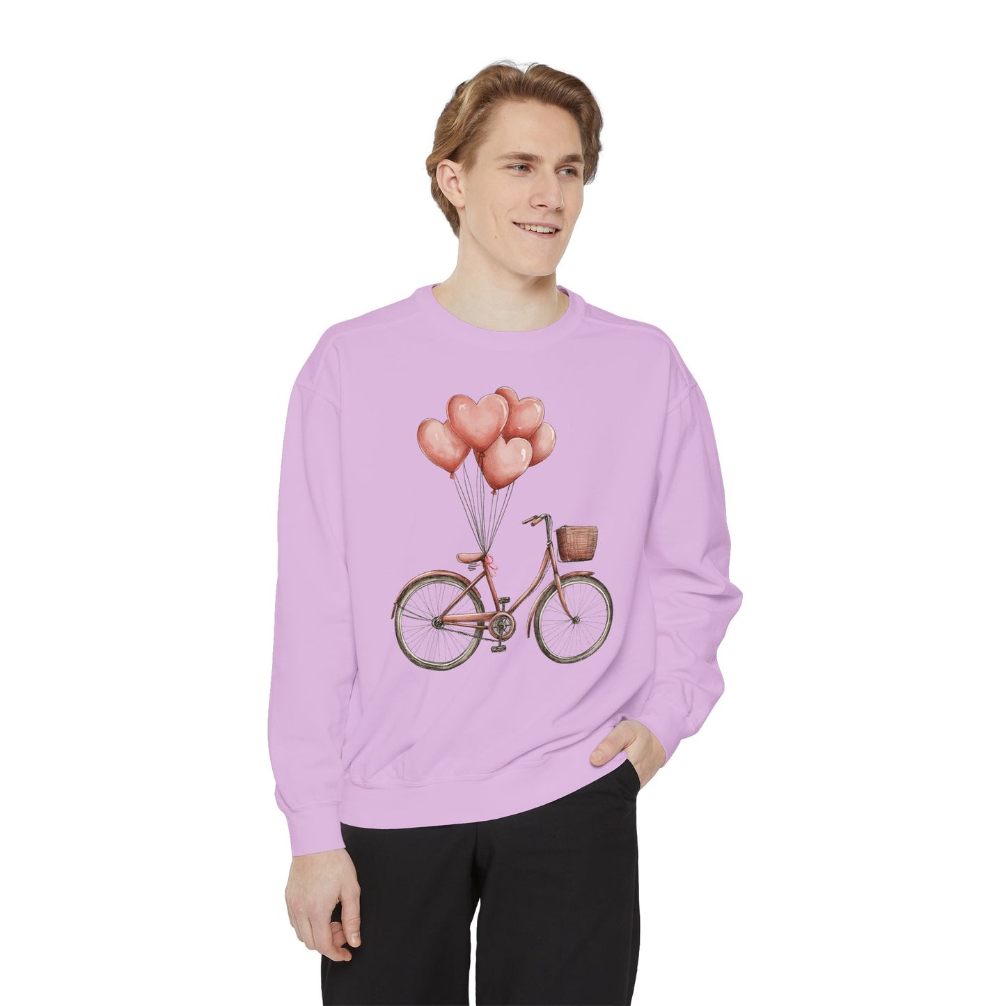 Vintage Bike Dreams: Unisex Garment-Dyed Sweatshirt