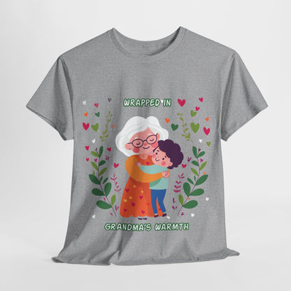Grandma's Love Heavy Cotton Tee - Heartfelt Family Connection T-Shirt