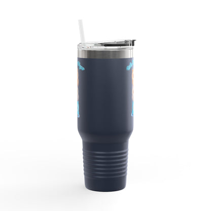 Cute Owl Insulated Travel Mug - 40oz, Perfect for Coffee Lovers