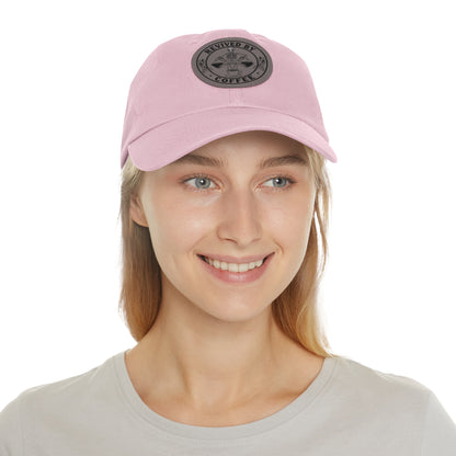 Revived by Coffee Dad Hat with Leather Patch - Perfect Gift for Coffee Lovers