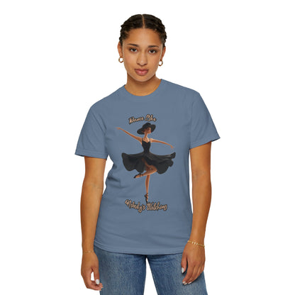Ballet Inspired Woman's T-Shirt - 'Dance Like Nobody's Watching'