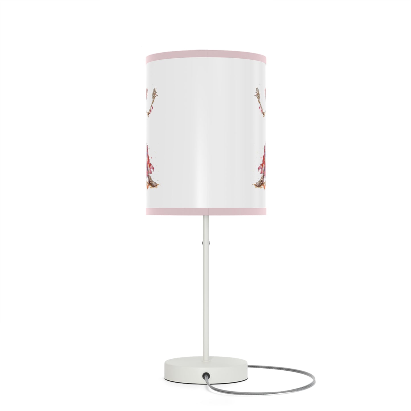 Lamp on a Stand, US|CA plug - Watercolor Skeleton Lamp - Table Lamps