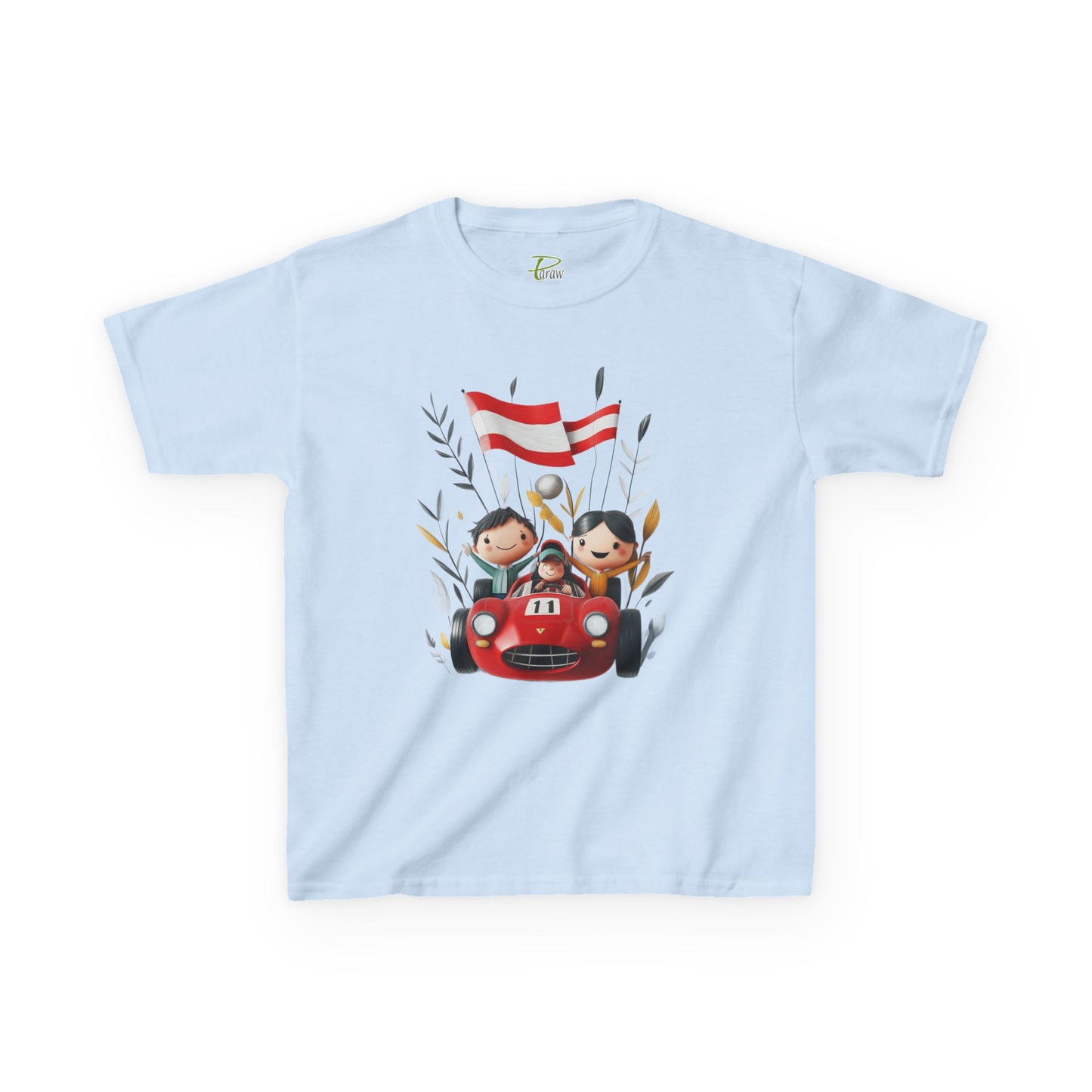 Youth Heavy Cotton™ Tee - Funny Race Car Graphic T-shirt for Kids