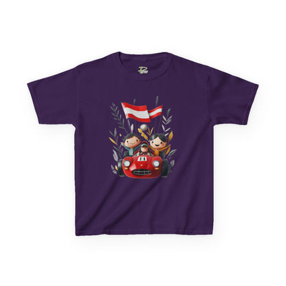 Youth Heavy Cotton™ Tee - Funny Race Car Graphic T-shirt for Kids