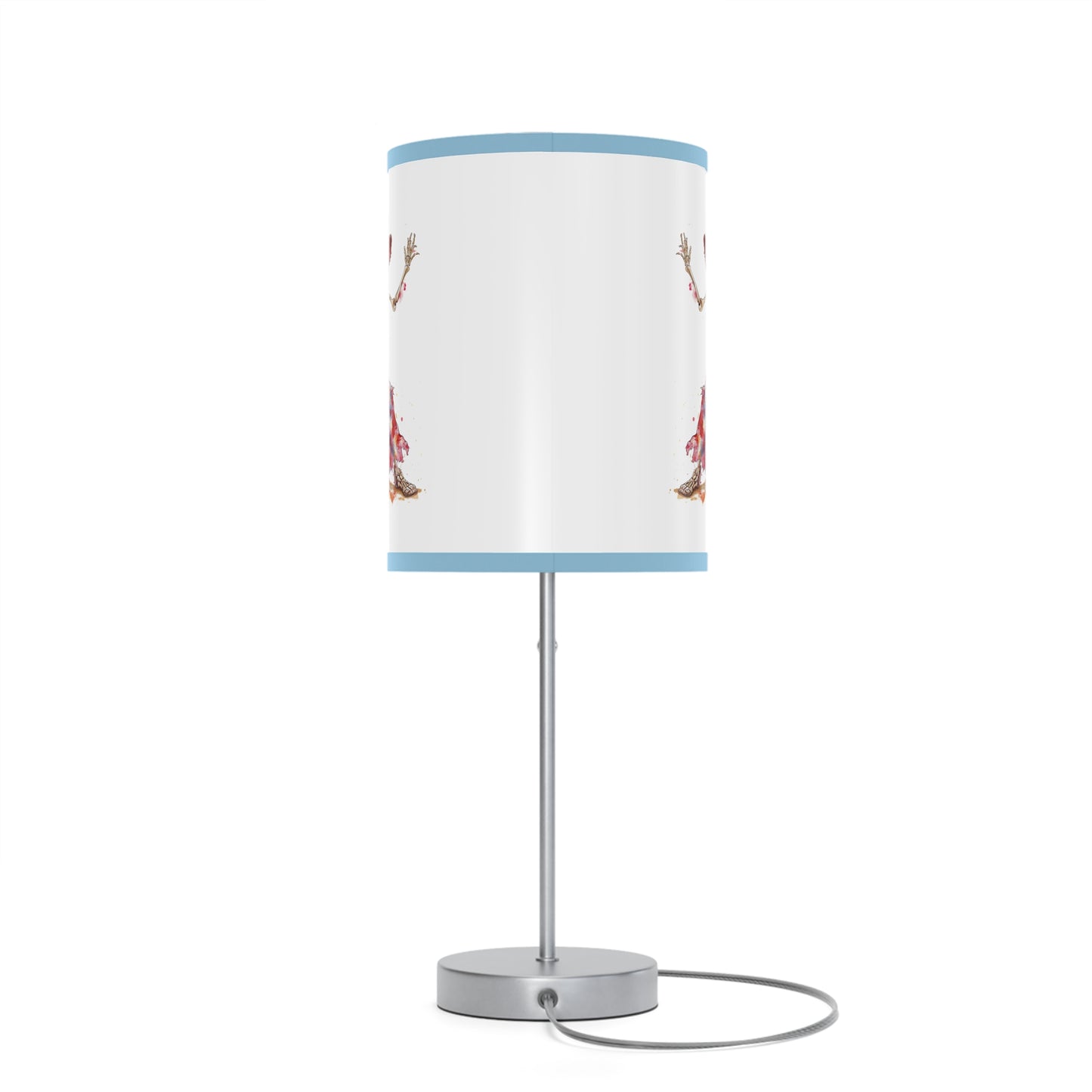 Lamp on a Stand, US|CA plug - Watercolor Skeleton Lamp - Table Lamps