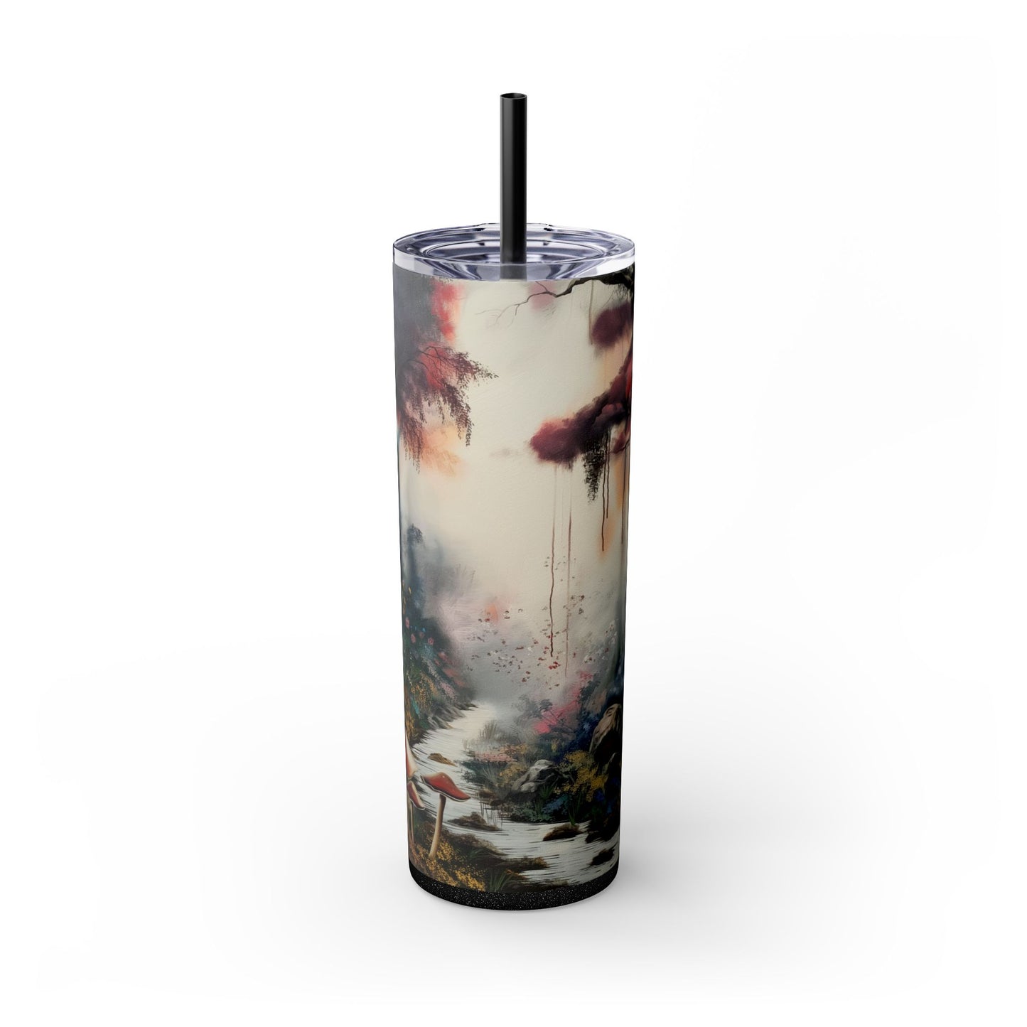 Skinny Tumbler with Straw, 20oz - Forest Insulated Tumbler