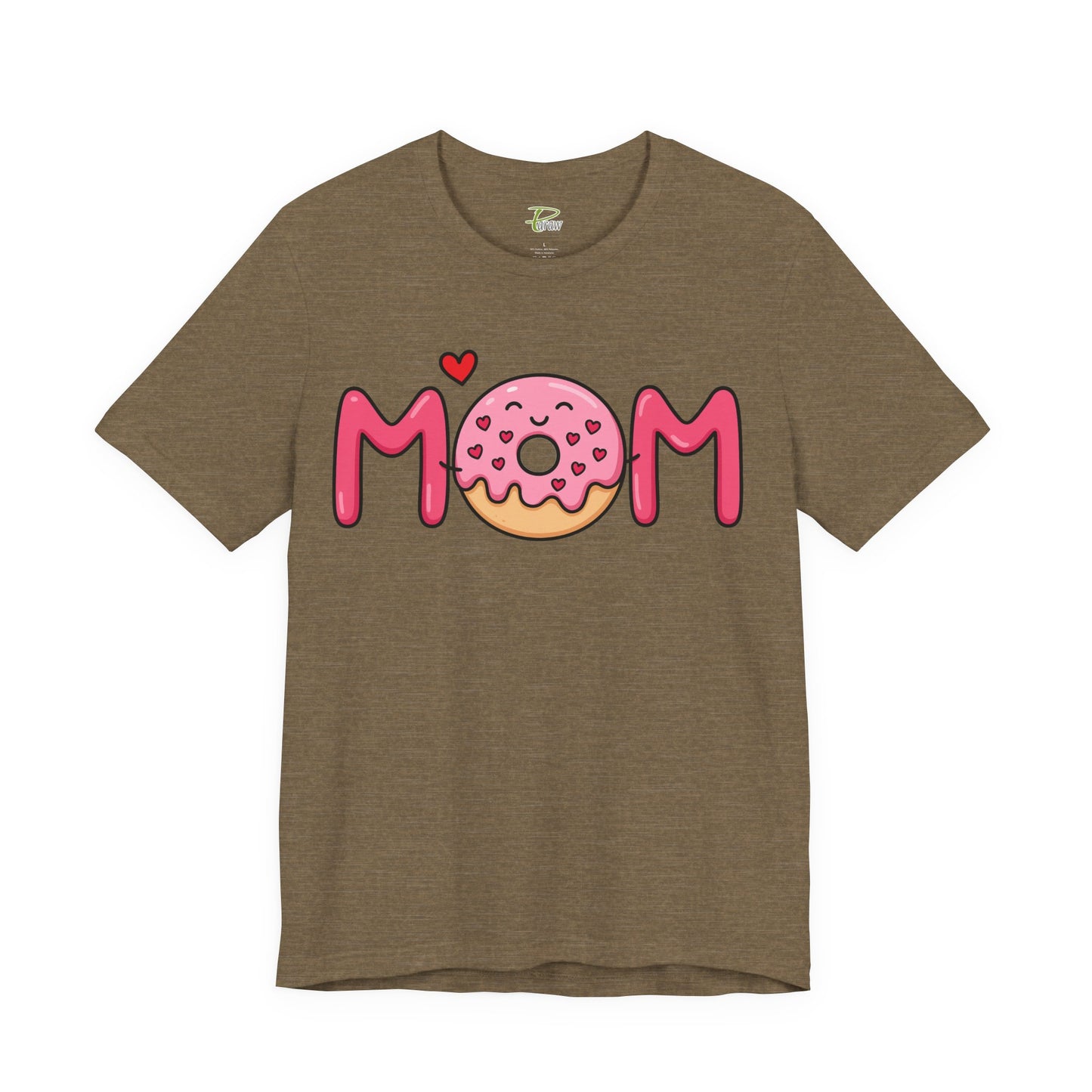 Mom Donut Tee - Lightweight Fabric T-shirt - Mother's Day Gift - Birthday Gift - Funny Gift - Donut Lover Gift