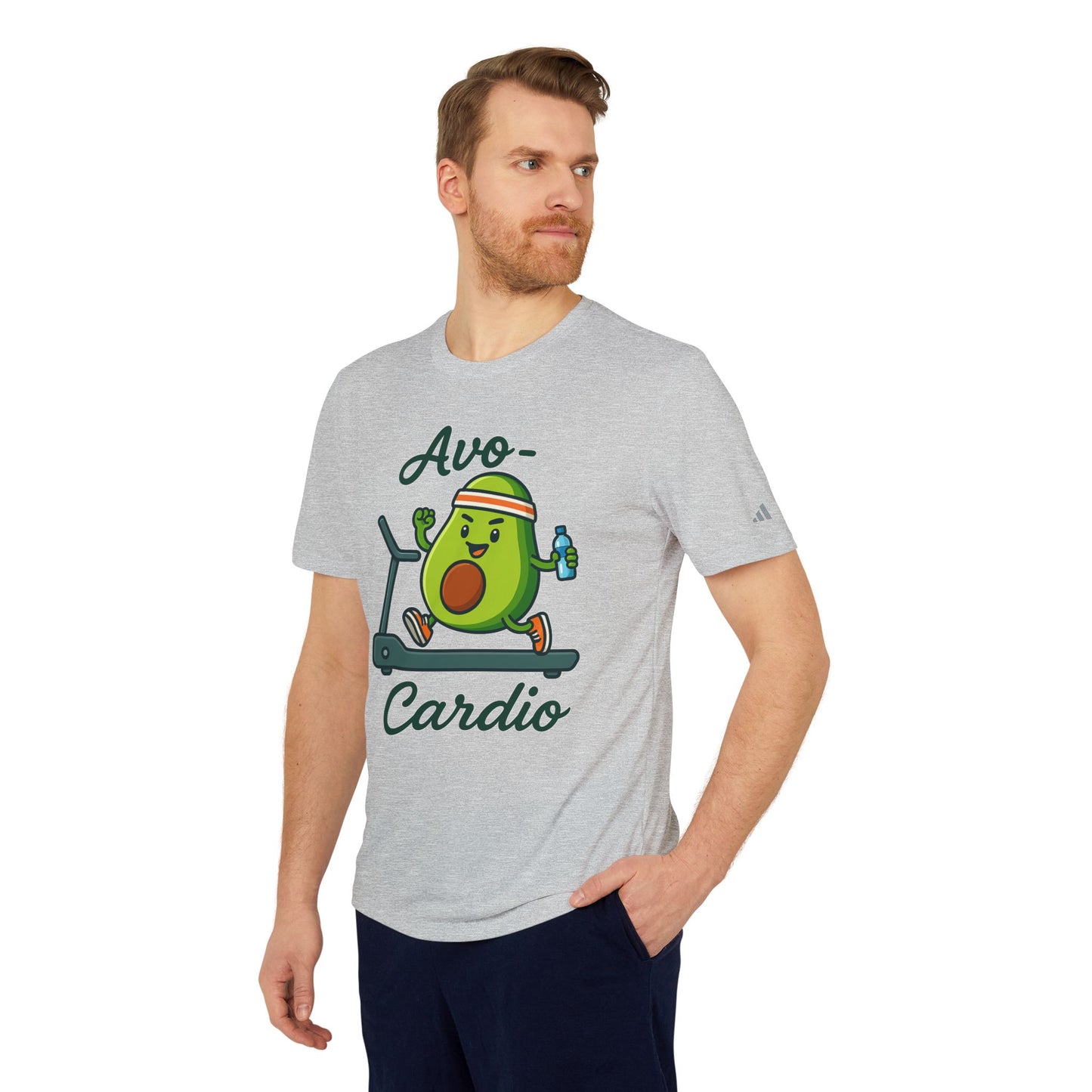 Adidas® Funny Avocado Cardio Workout Tee (Unisex)