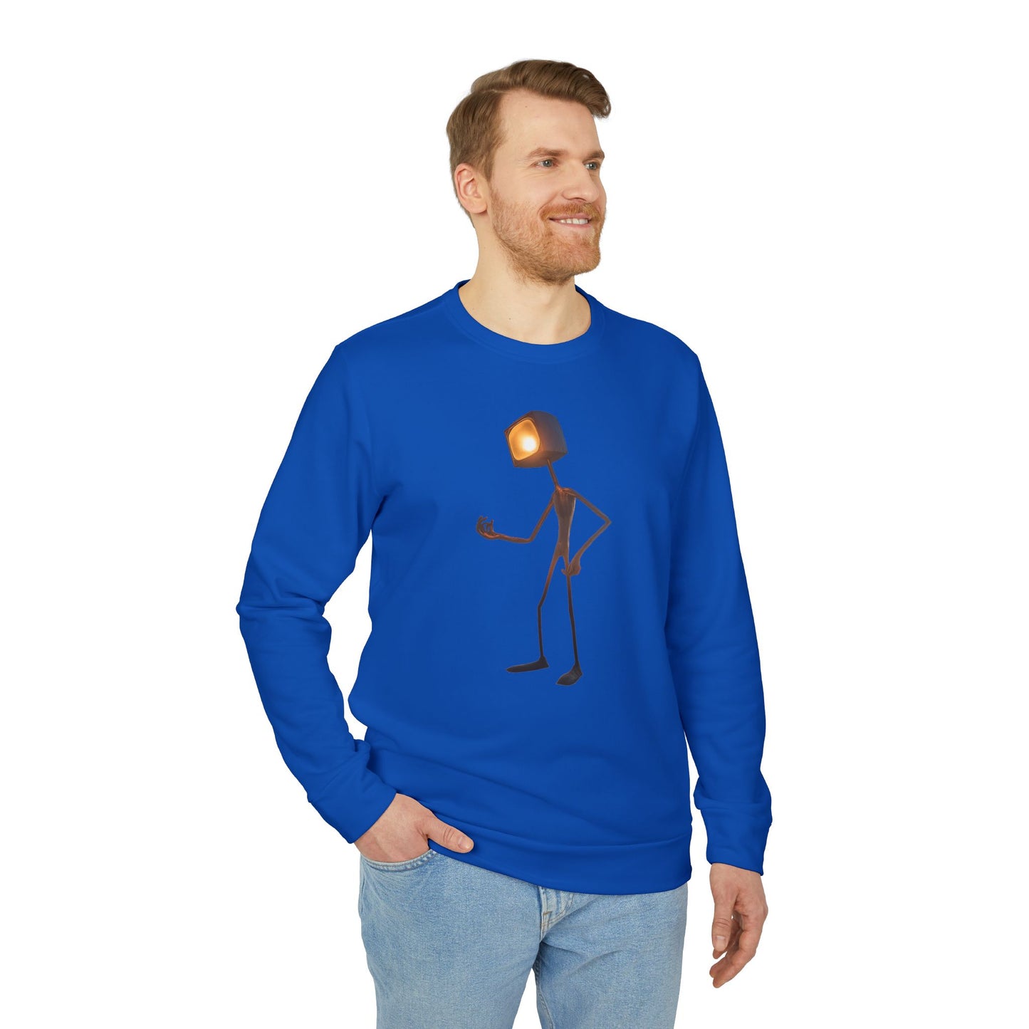 Victory Lamp Adidas Unisex Fleece Crewneck Sweatshirt