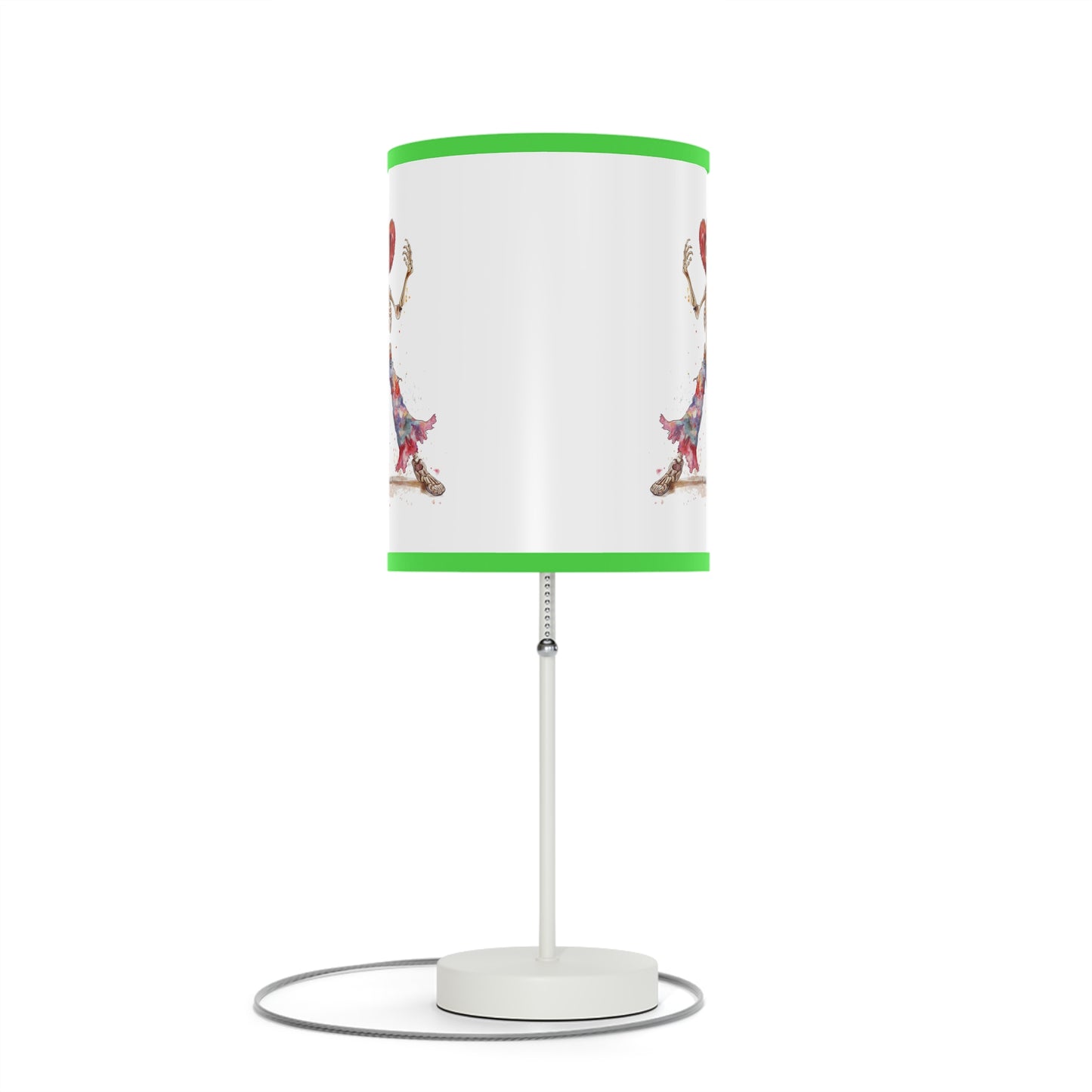 Lamp on a Stand, US|CA plug - Watercolor Skeleton Lamp - Table Lamps