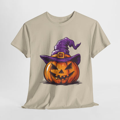 Pumpkin T-shirt - Halloween Tee - Unisex Heavy Cotton Tee - Spooky t-shirt