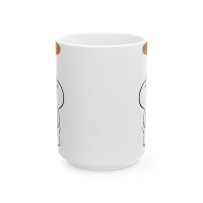 Cute Ceramic Mug - 11oz & 15oz - Perfect for Coffee Lovers
