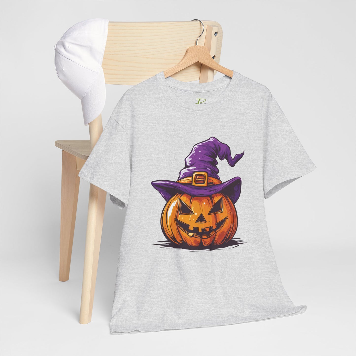 Pumpkin T-shirt - Halloween Tee - Unisex Heavy Cotton Tee - Spooky t-shirt
