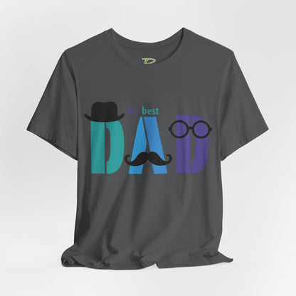 My Best Dad Tee, Father's Day Gift, Dad Shirt, Gift for Dad, Casual Wear, Birthday Gift for Dad