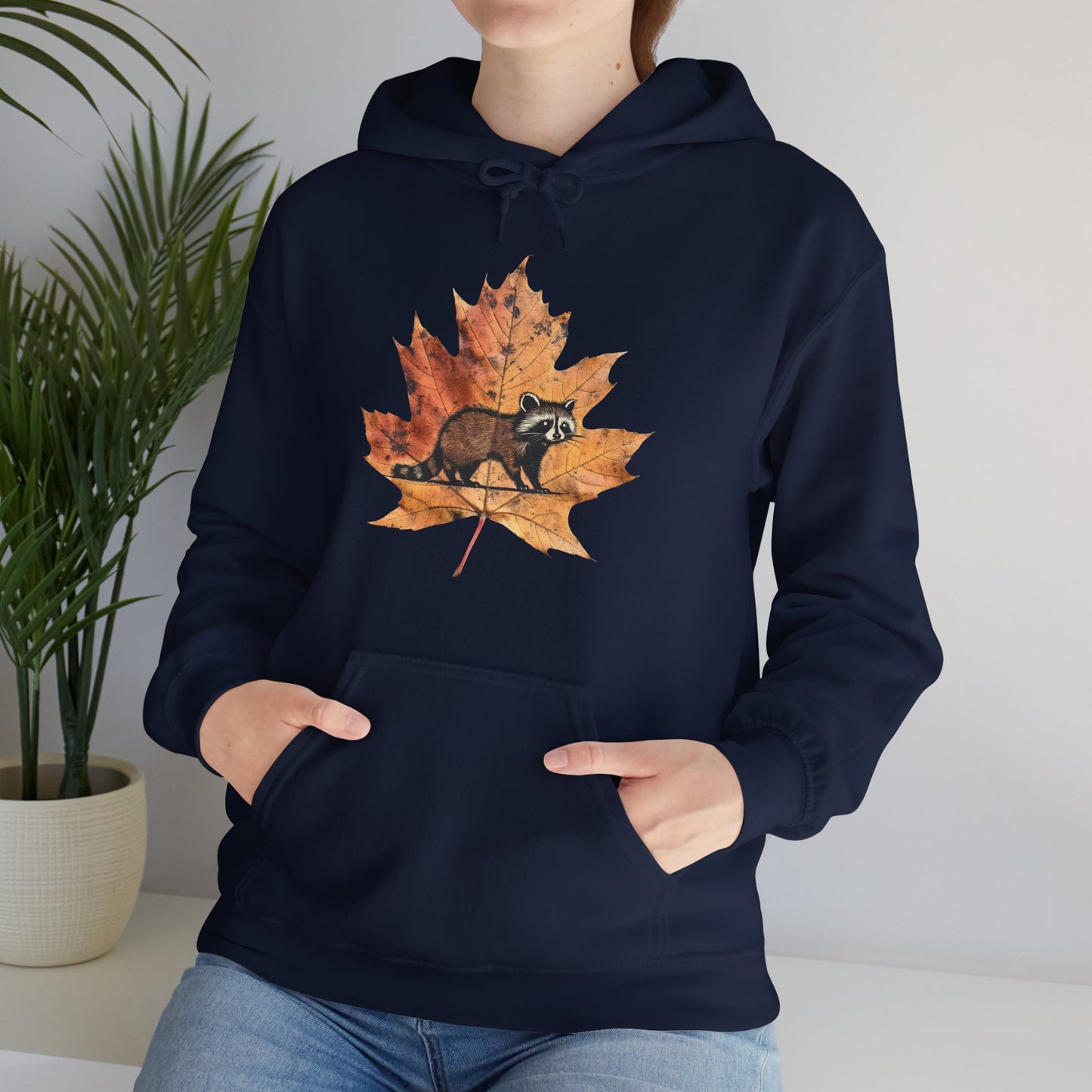 Raccoon Design Hoodie - Unisex Heavy Blend™ Hooded Sweatshirt