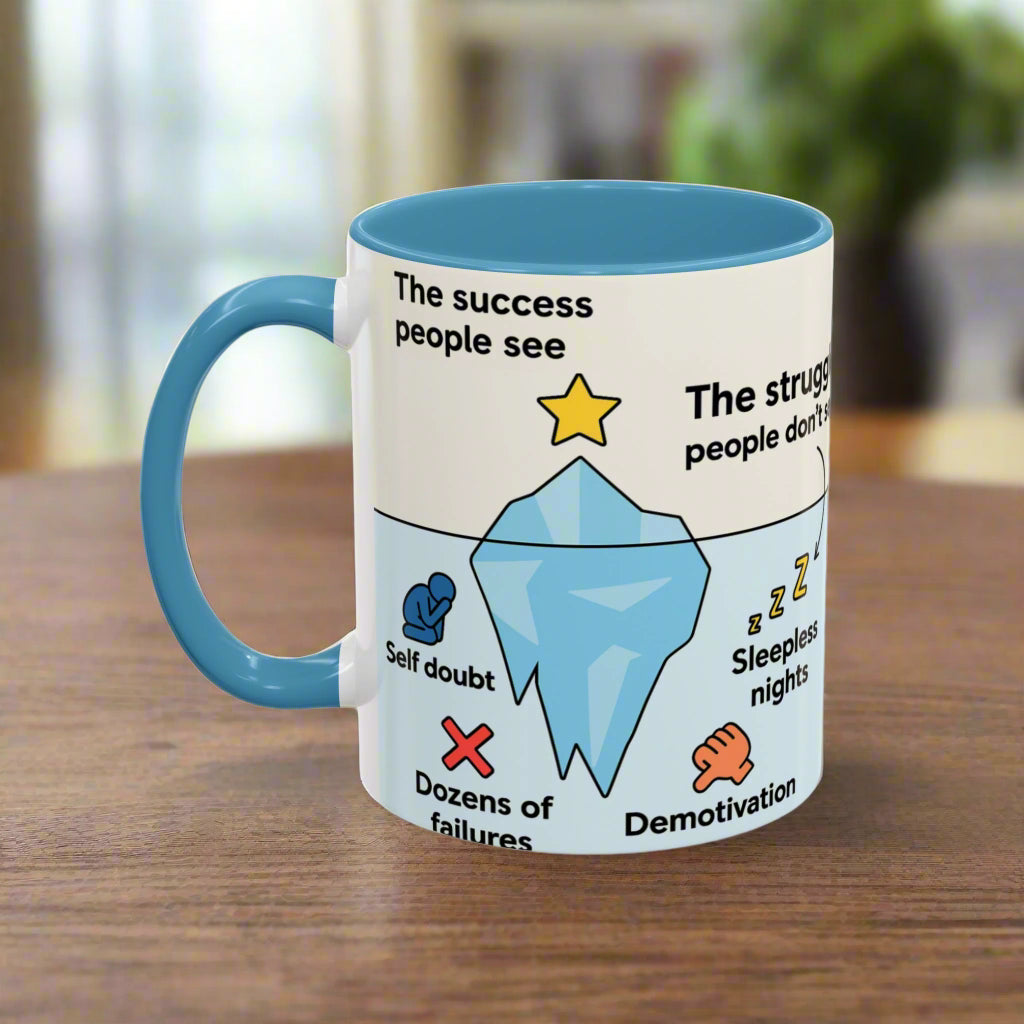 Motivational Coffee Mug - The Success People See, The Struggle Don’t See - Gift - Graduation Gift - Hardworking Professionals Gift