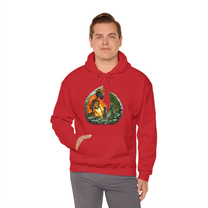 Unisex Heavy Blend™ Hooded Sweatshirt - Skeleton Design Hoodie