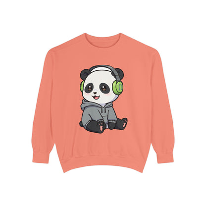 Cute Panda Graphic Sweatshirt - Cozy Unisex Wear for Animal Lovers