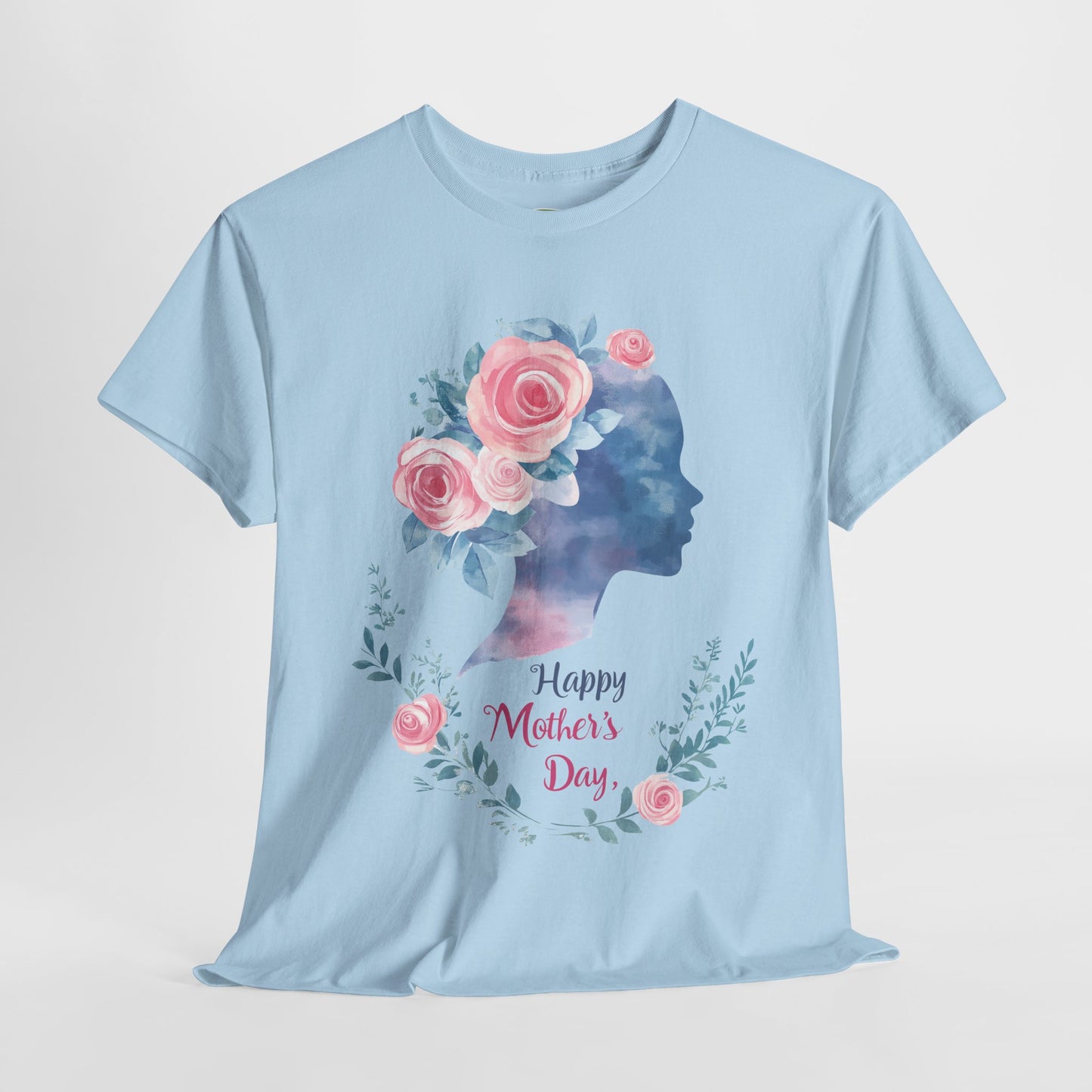 Floral Mother’s Day Heavy Cotton Tee - Gift for Mom