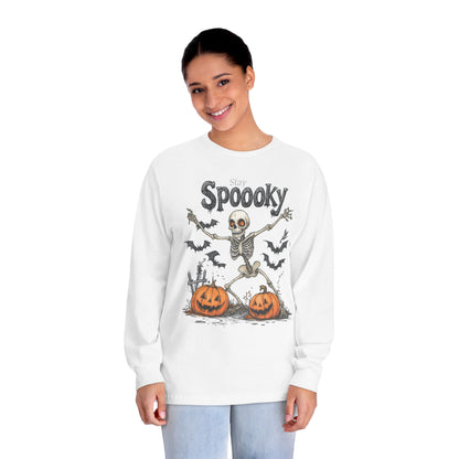 Unisex Classic Long Sleeve T-Shirt - Spooky Long Sleeve Tee
