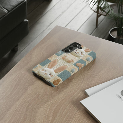 Adorable Rabbits Phone Case – Cute & Durable Protection - iPhone, Samsung, and Google case