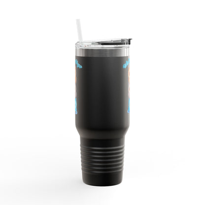Cute Owl Insulated Travel Mug - 40oz, Perfect for Coffee Lovers