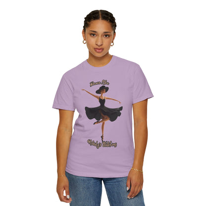 Ballet Inspired Woman's T-Shirt - 'Dance Like Nobody's Watching'