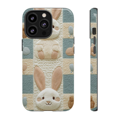 Adorable Rabbits Phone Case – Cute & Durable Protection - iPhone, Samsung, and Google case