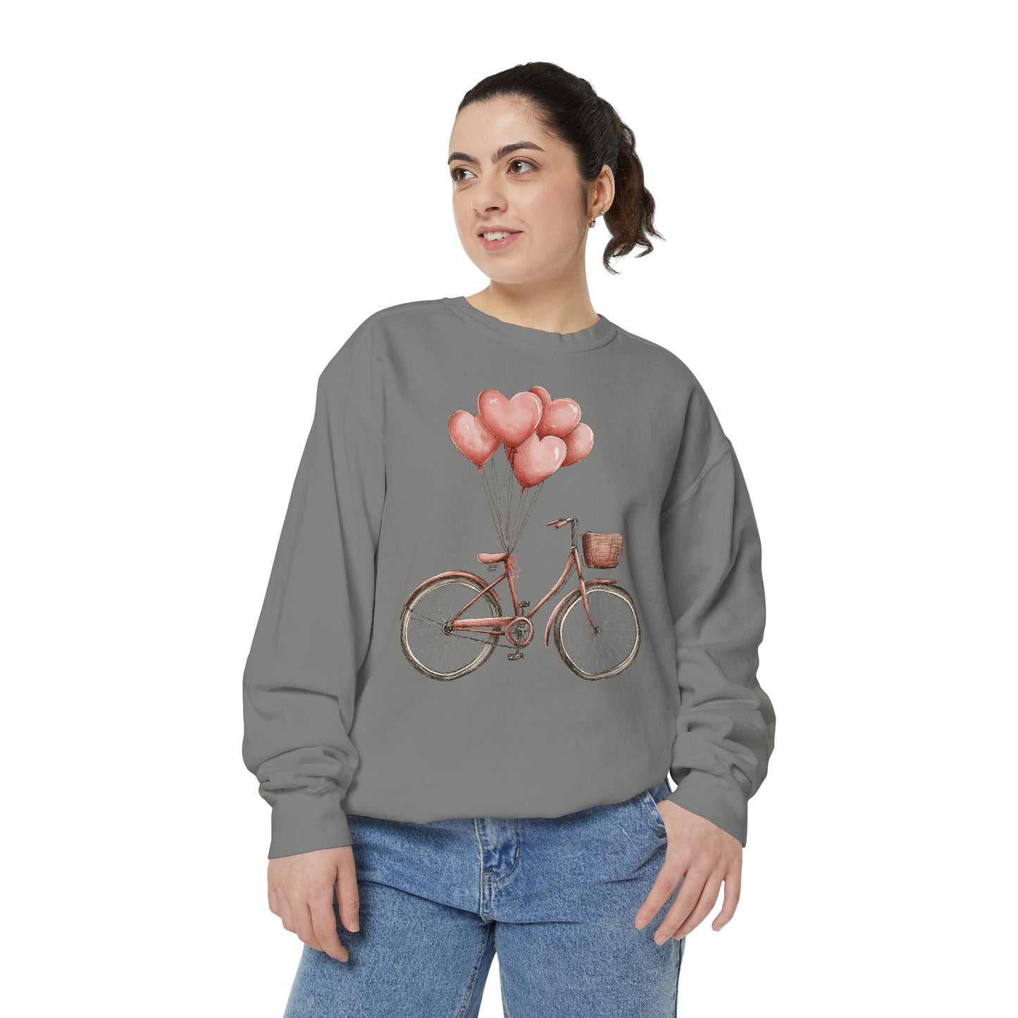 Vintage Bike Dreams: Unisex Garment-Dyed Sweatshirt