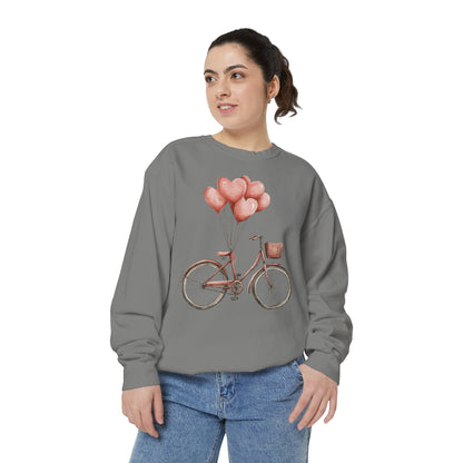 Vintage Bike Dreams: Unisex Garment-Dyed Sweatshirt