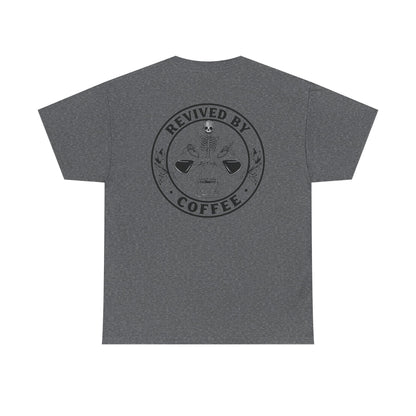 Revived by Coffee Unisex Heavy Cotton Tee - Perfect for Coffee Lovers