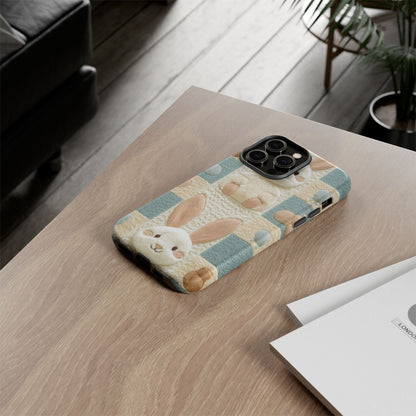 Adorable Rabbits Phone Case – Cute & Durable Protection - iPhone, Samsung, and Google case