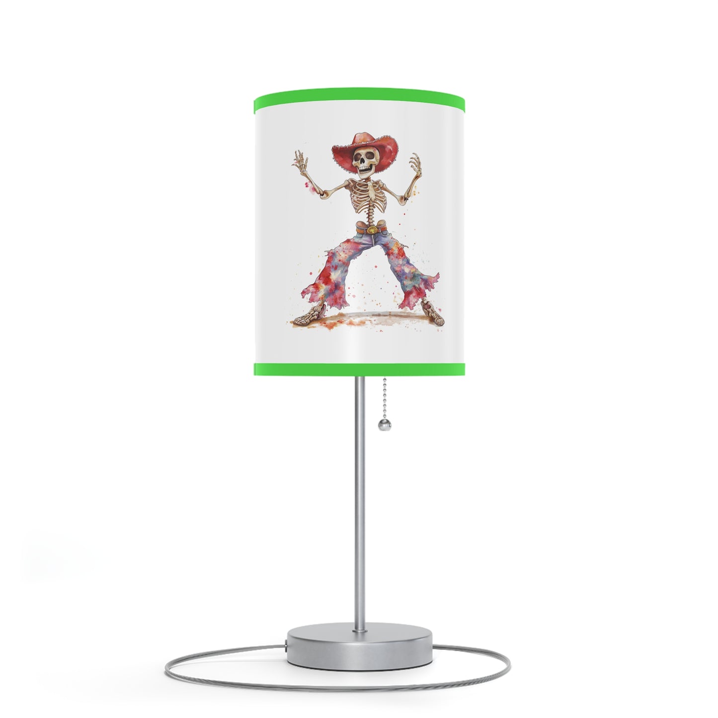 Lamp on a Stand, US|CA plug - Watercolor Skeleton Lamp - Table Lamps