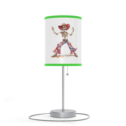 Lamp on a Stand, US|CA plug - Watercolor Skeleton Lamp - Table Lamps