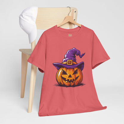 Pumpkin T-shirt - Halloween Tee - Unisex Heavy Cotton Tee - Spooky t-shirt