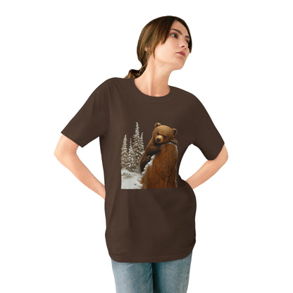 Cozy Bear Wilderness Tee - Perfect for Nature Lovers and Outdoorsy Adventures - Organic Staple T-shirt