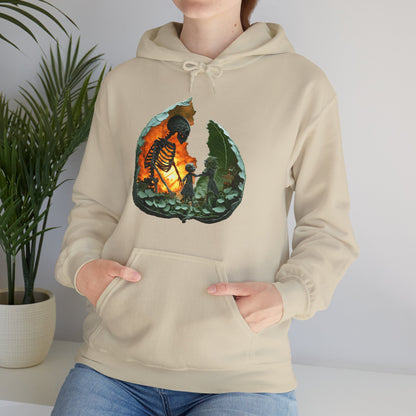 Unisex Heavy Blend™ Hooded Sweatshirt - Skeleton Design Hoodie