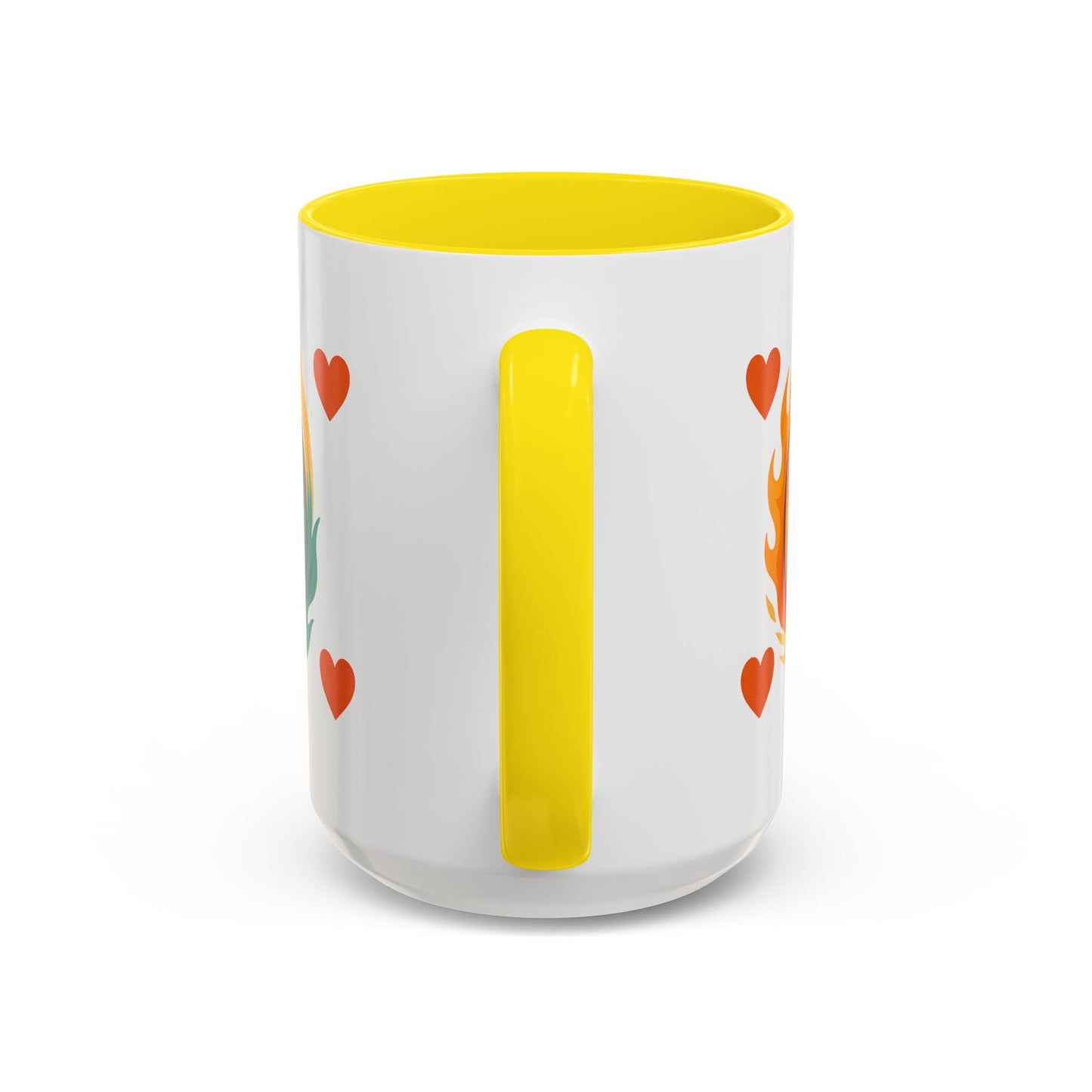Bold Yin Yang Accent Coffee Mug – 11oz & 15oz – Perfect for Coffee Lovers