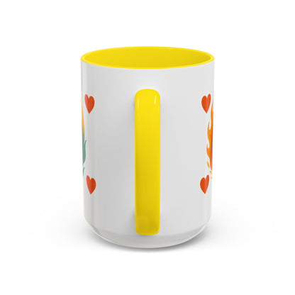 Bold Yin Yang Accent Coffee Mug – 11oz & 15oz – Perfect for Coffee Lovers