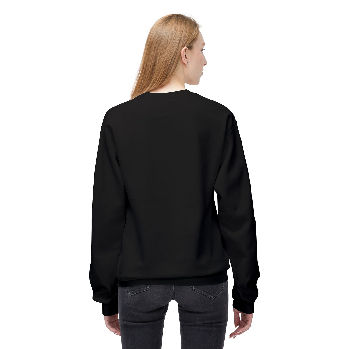 Unisex Midweight Soft style Fleece Crewneck Sweatshirt - Majestic Lion Design Sweatshirt