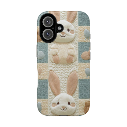 Adorable Rabbits Phone Case – Cute & Durable Protection - iPhone, Samsung, and Google case