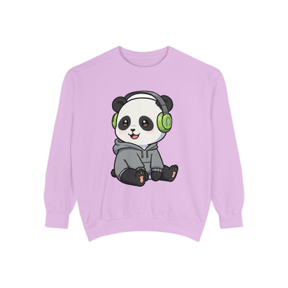 Cute Panda Graphic Sweatshirt - Cozy Unisex Wear for Animal Lovers