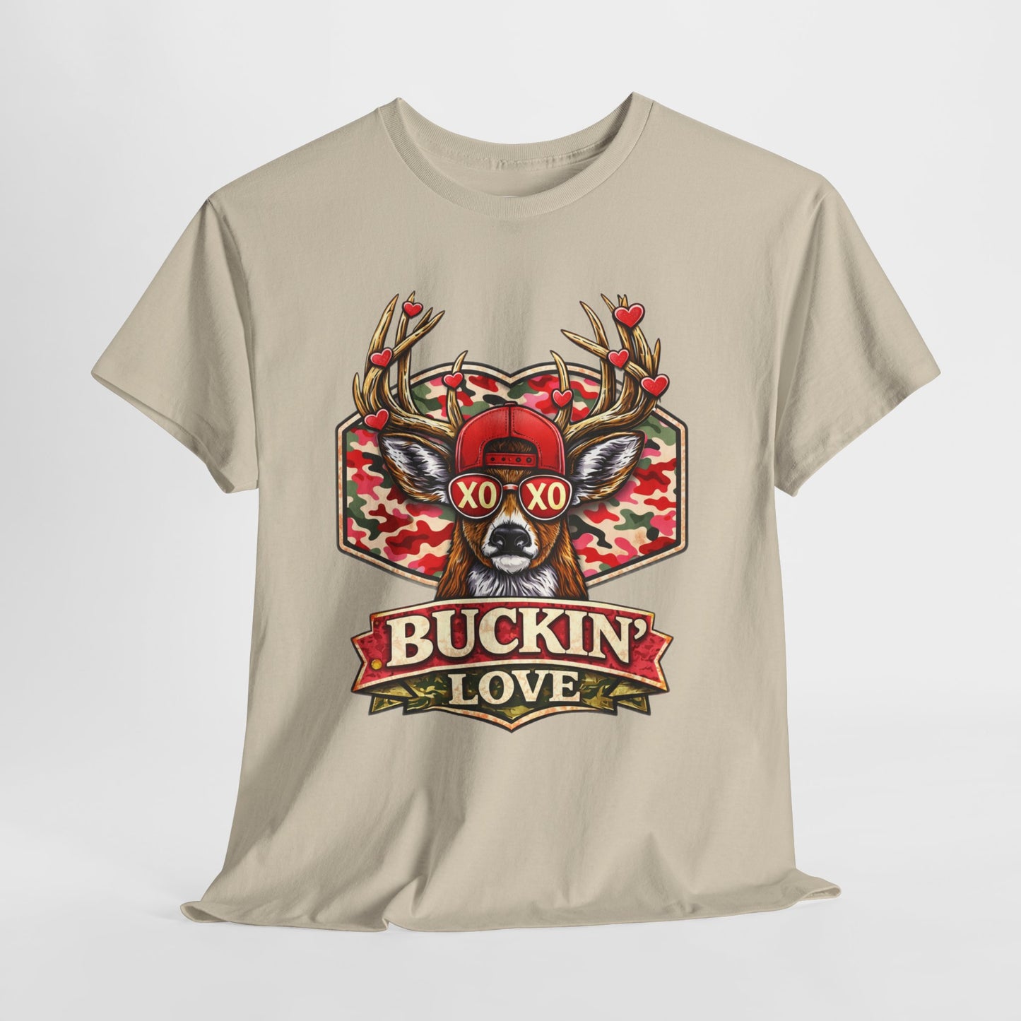 Camo Deer Valentine Shirt, XO XO Shirt