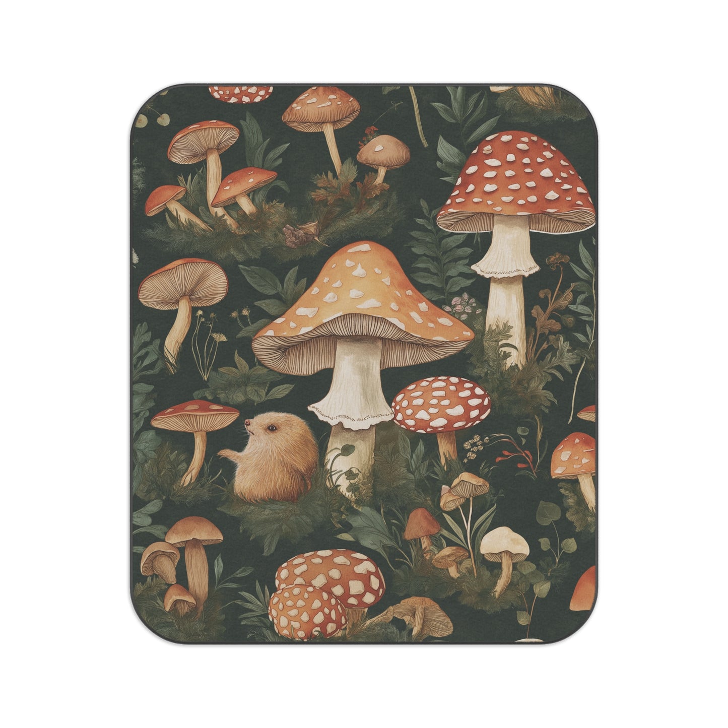 Mushroom Forest Picnic Blanket - Cozy Outdoor Blanket for Nature Lovers
