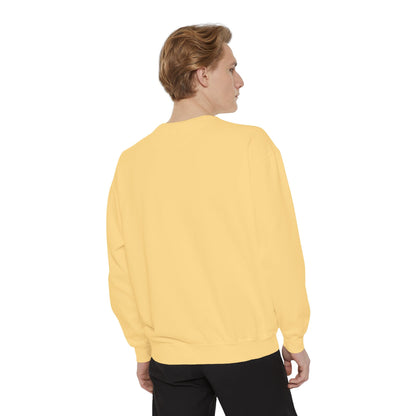Men's Garment-Dyed Sweatshirt - Happy Vibes