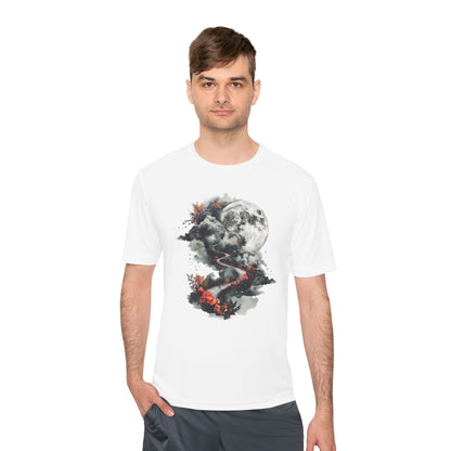 Unisex Wicking Tee Shirts - Beautiful Road Going up to Space T-shirt