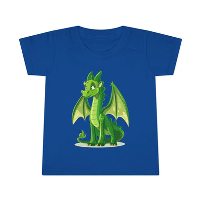 Cute Green Dragon Toddler T-Shirt - Adorable Kids Tee for Playtime and Parties - Unisex Toddler T-Shirt